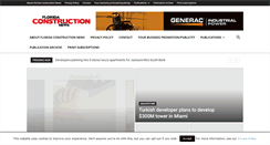 Desktop Screenshot of floridaconstructionnews.com